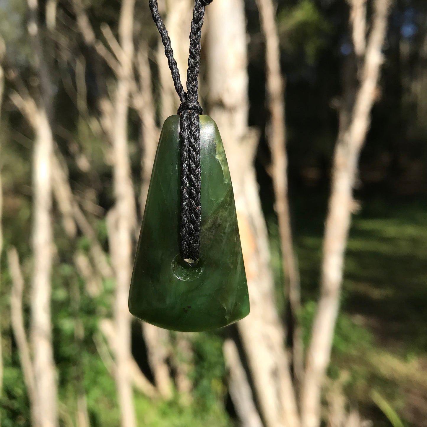 Toki (New Zealand jade) Pendant