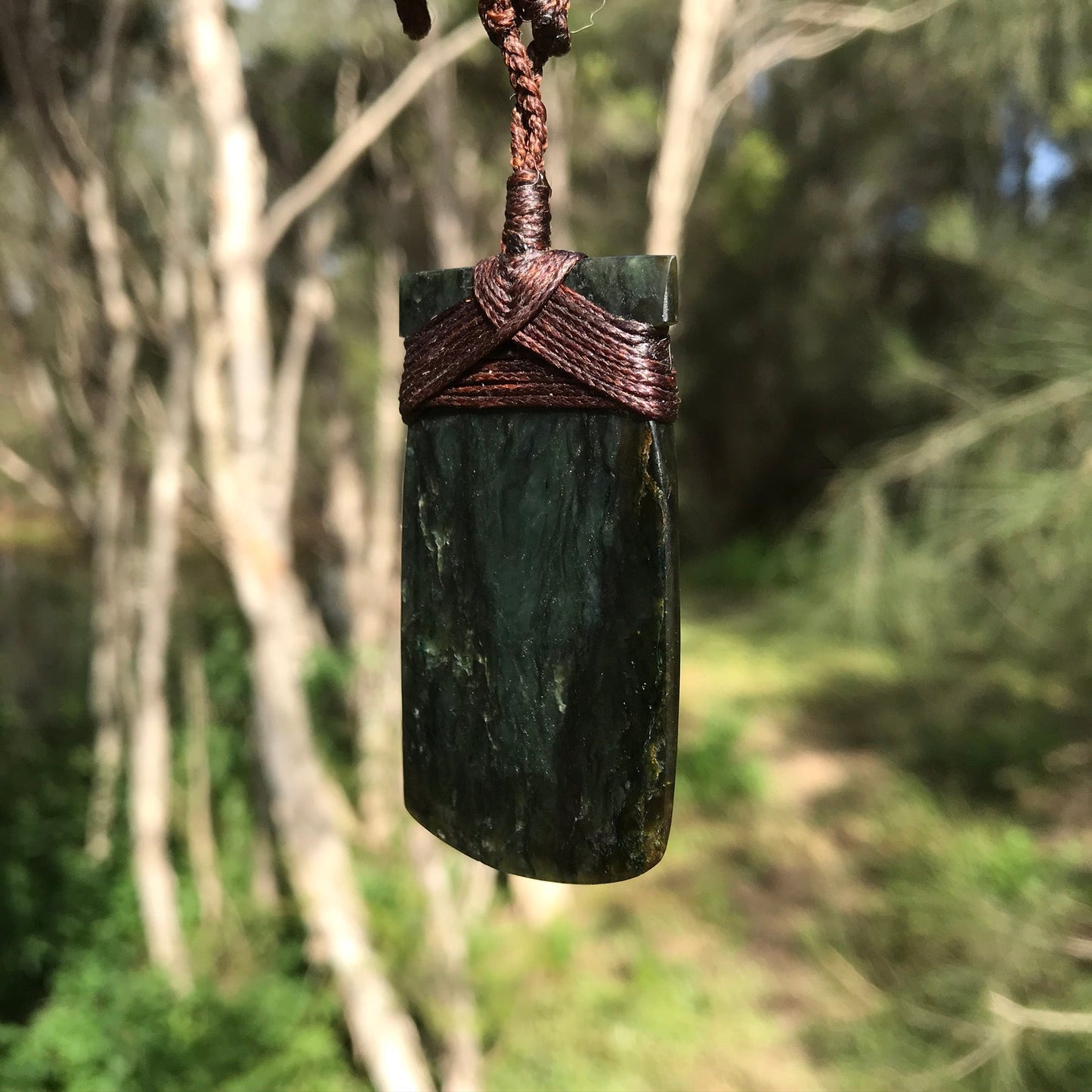 Toki (Australian black jade) Pendant