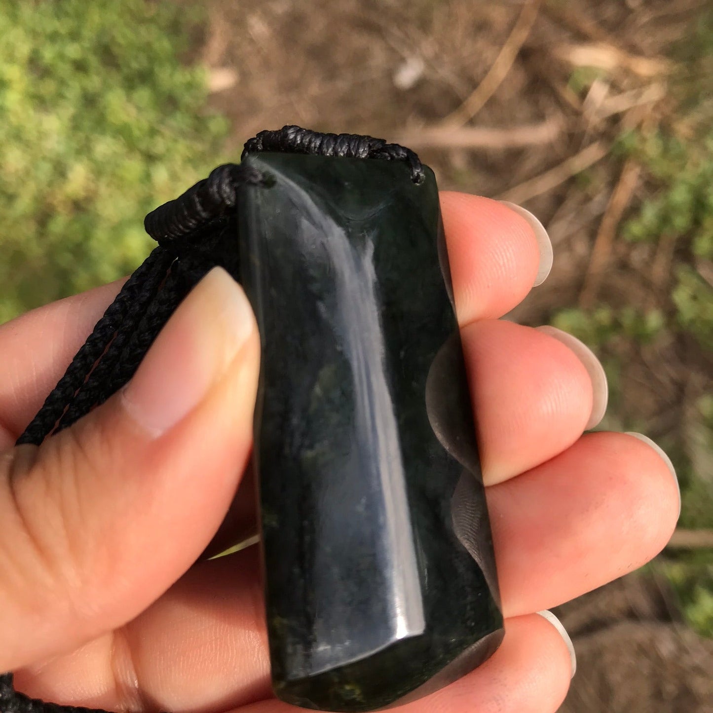 Toki (Australian black jade) Pendant