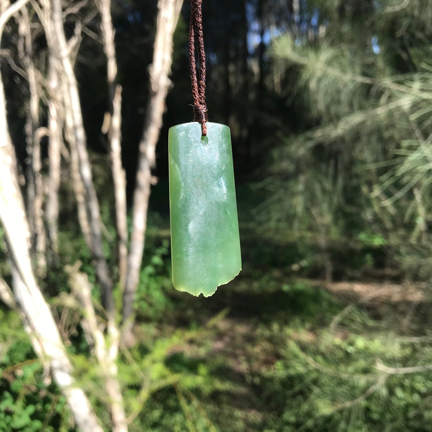Rough Toki (Russian jade) Pendant