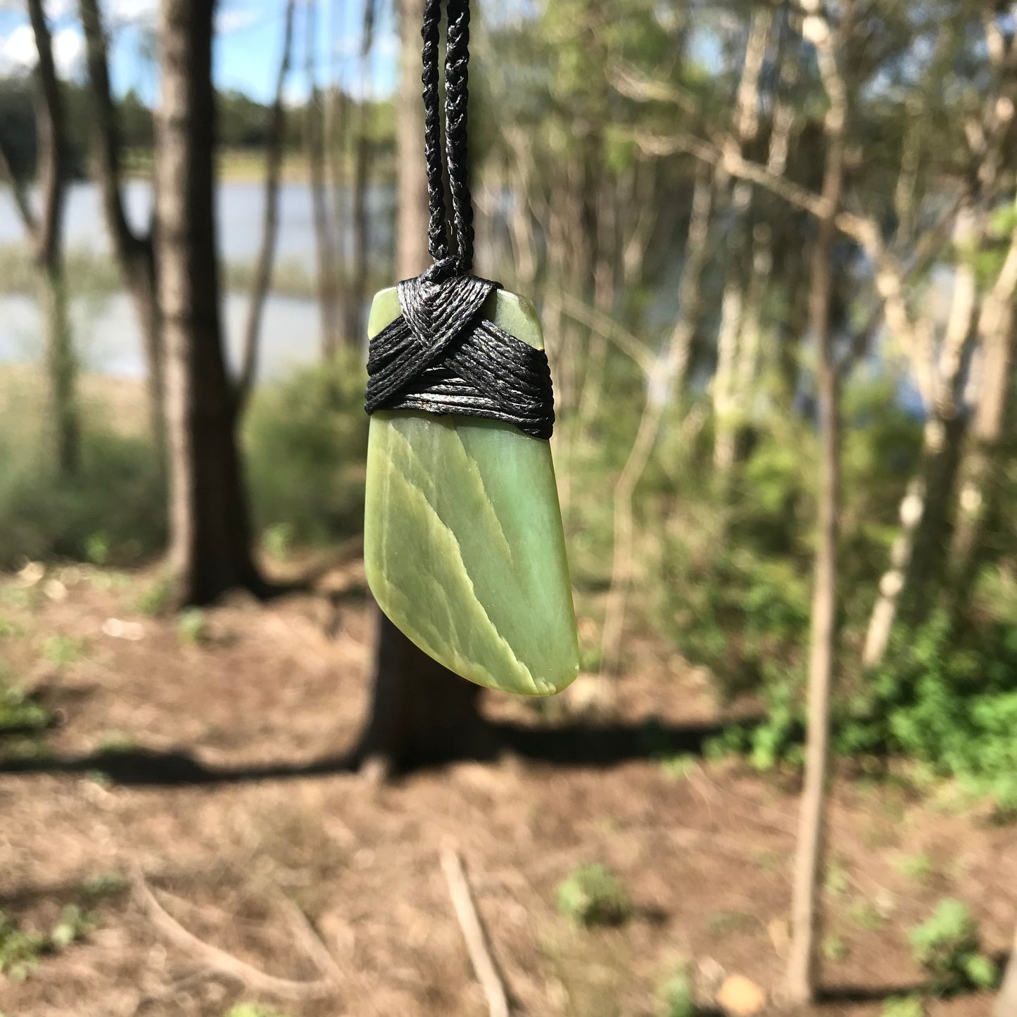 Toki (New Zealand jade) Pendant