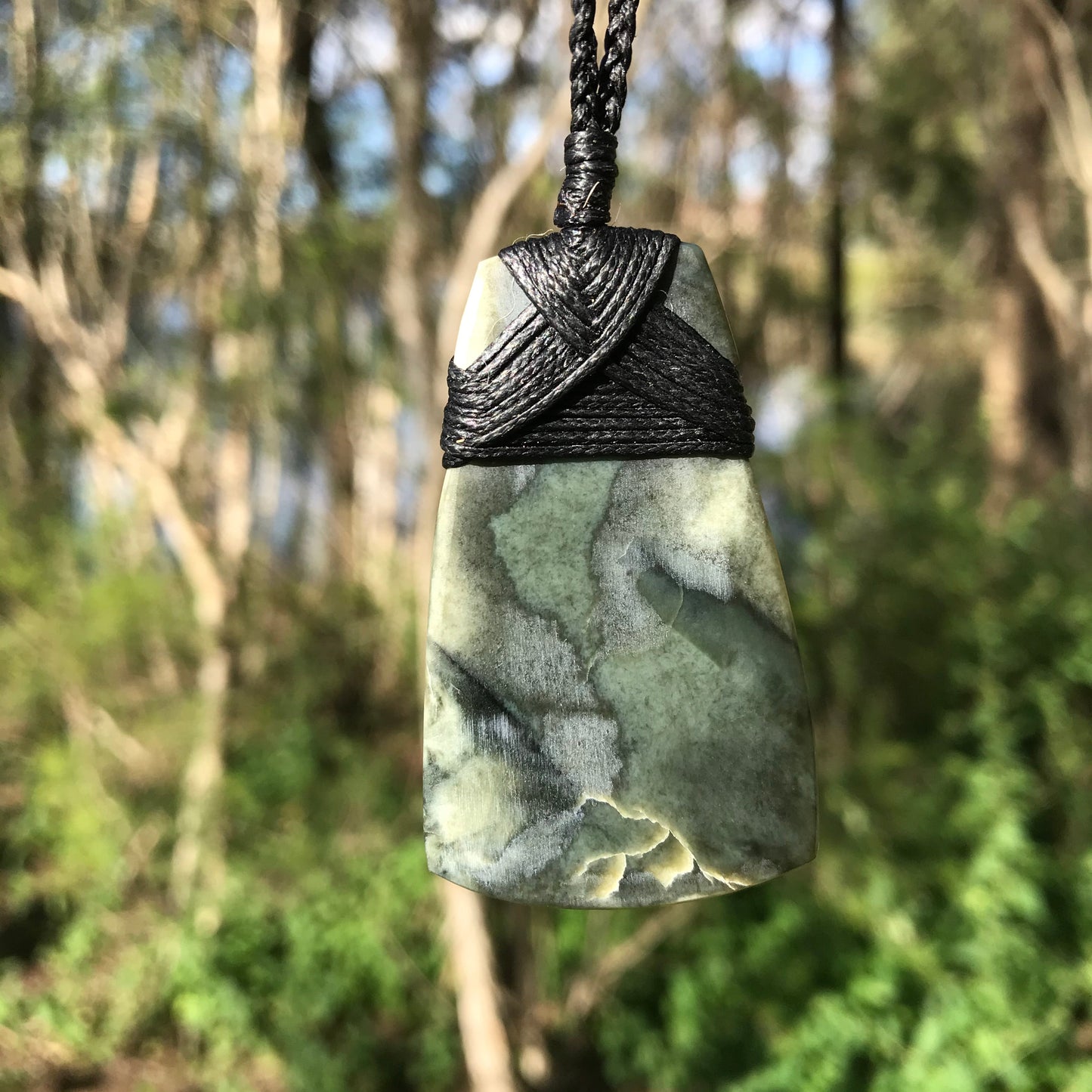 Toki (New Zealand jade) Pendant