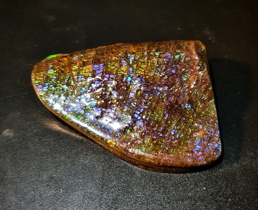 Ammolite Hand Stone