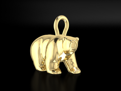 "Jasper" 14K Yellow Gold Pendant