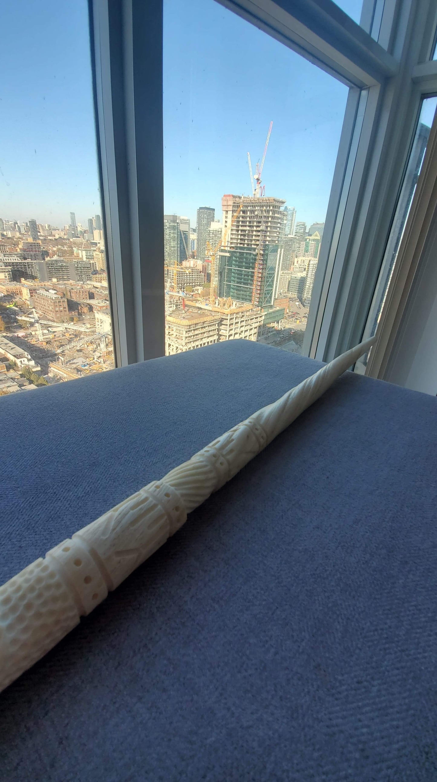 Narwhal Ivory Tusk Carved