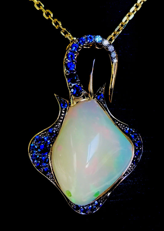 Stingray Opal Pendant