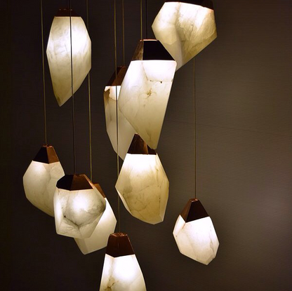Alabaster Stone Pendant Lights