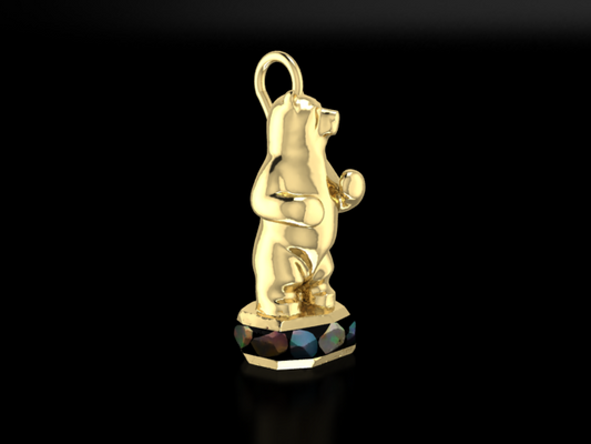 "Harrison" 14K Yellow Gold & BC Opals Pendant