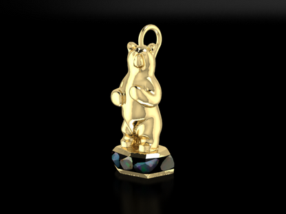 "Harrison" 14K Yellow Gold & BC Opals Pendant