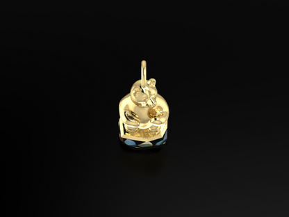 "Harrison" 14K Yellow Gold & BC Opals Pendant