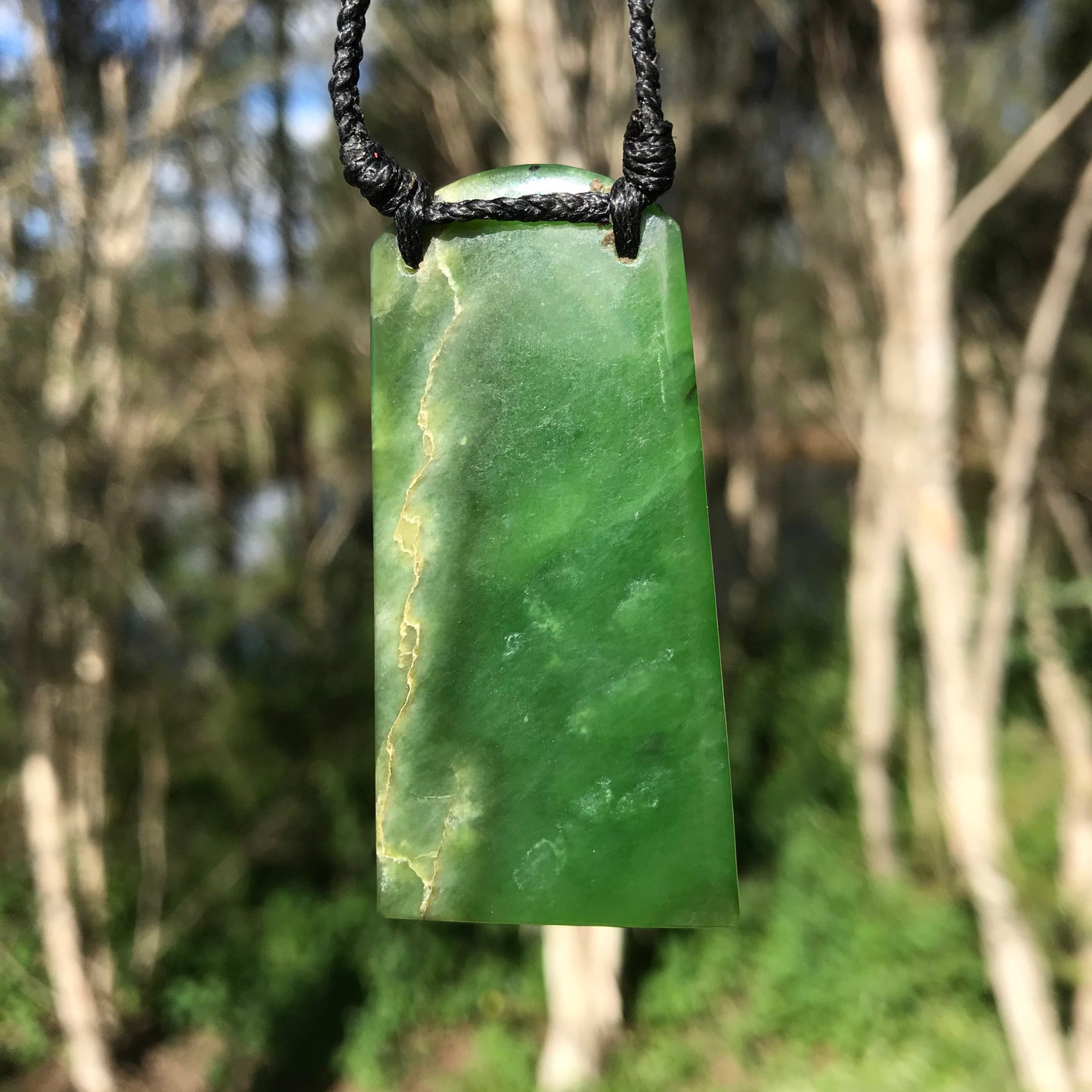 'Ripple' Toki (Russian jade) Pendant