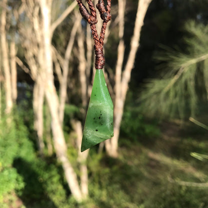 Trapezium pendant (Canadian jade)