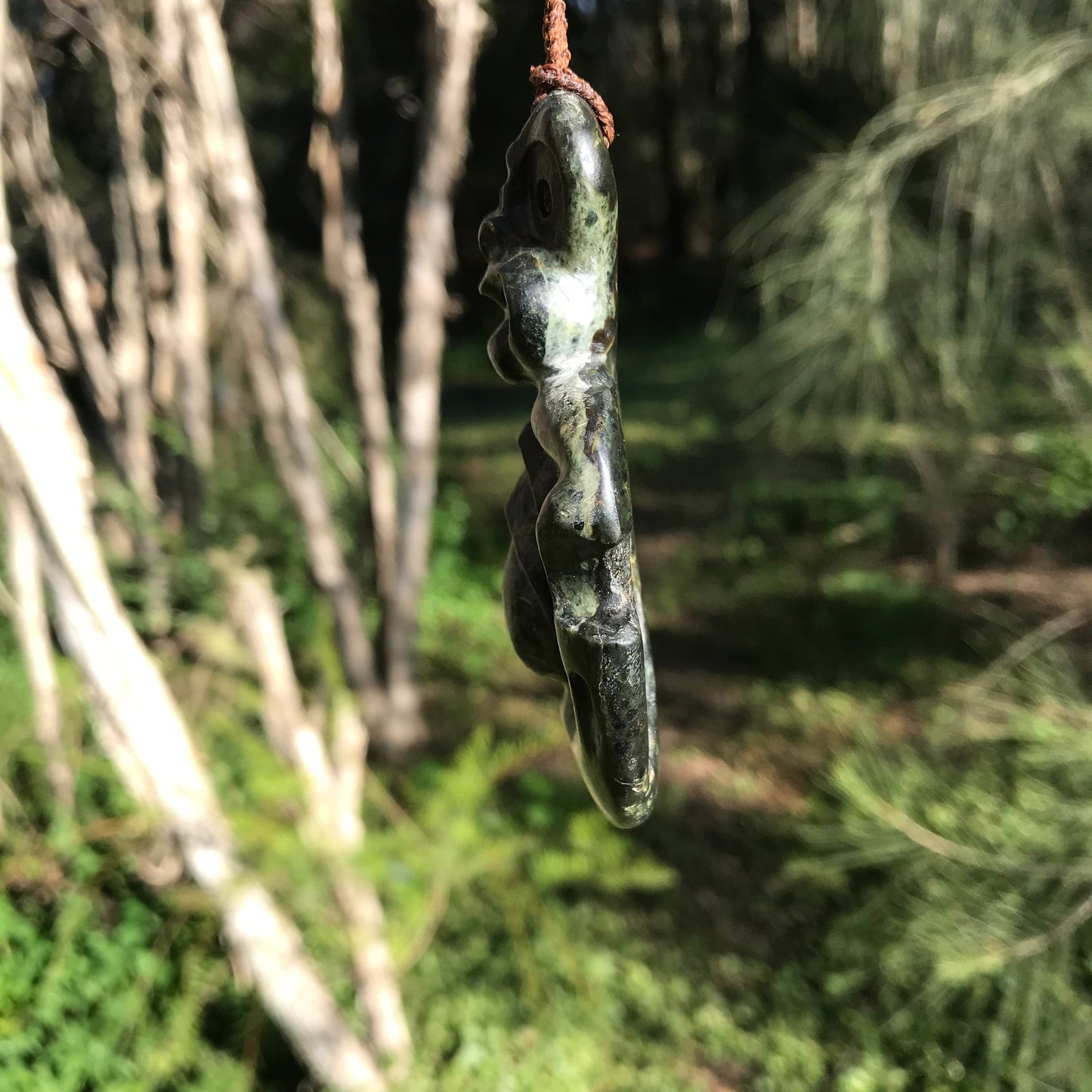 Tiki (New Zealand pounamu) Pendant