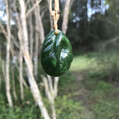 Whale tail (Canadian jade) Pendant