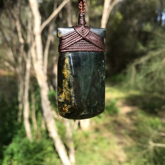 Toki (Australian black jade) Pendant