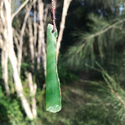 Raw form pendant (Canadian jade)