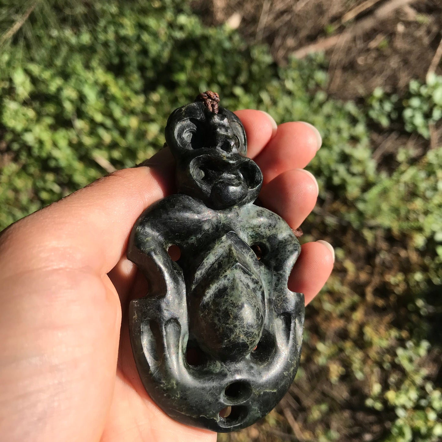 Tiki (New Zealand pounamu) Pendant