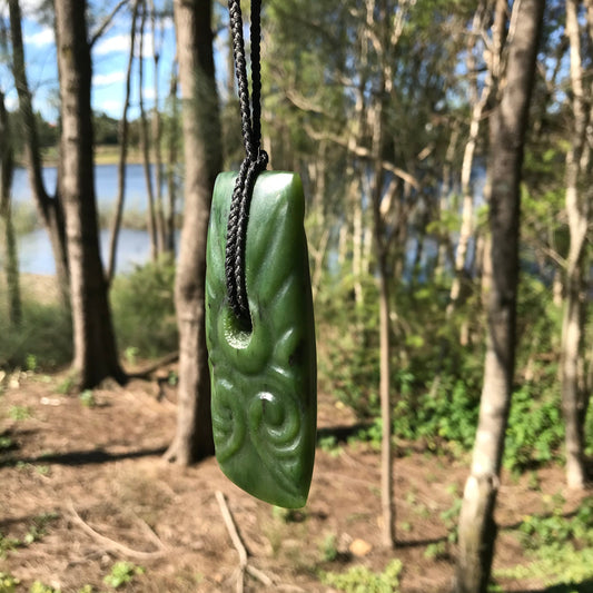 Toki (New Zealand jade) Pendant