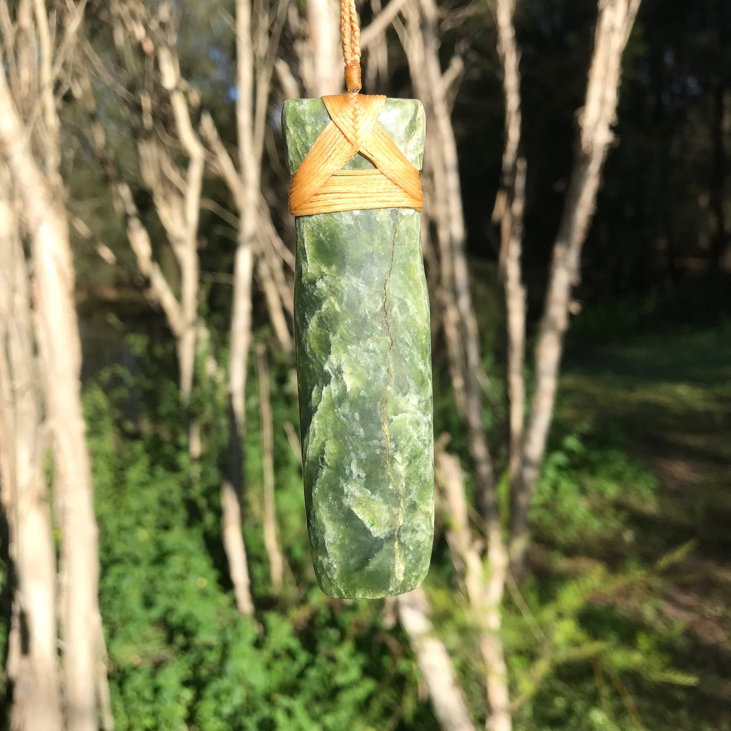 Toki (New Zealand jade) Pendant