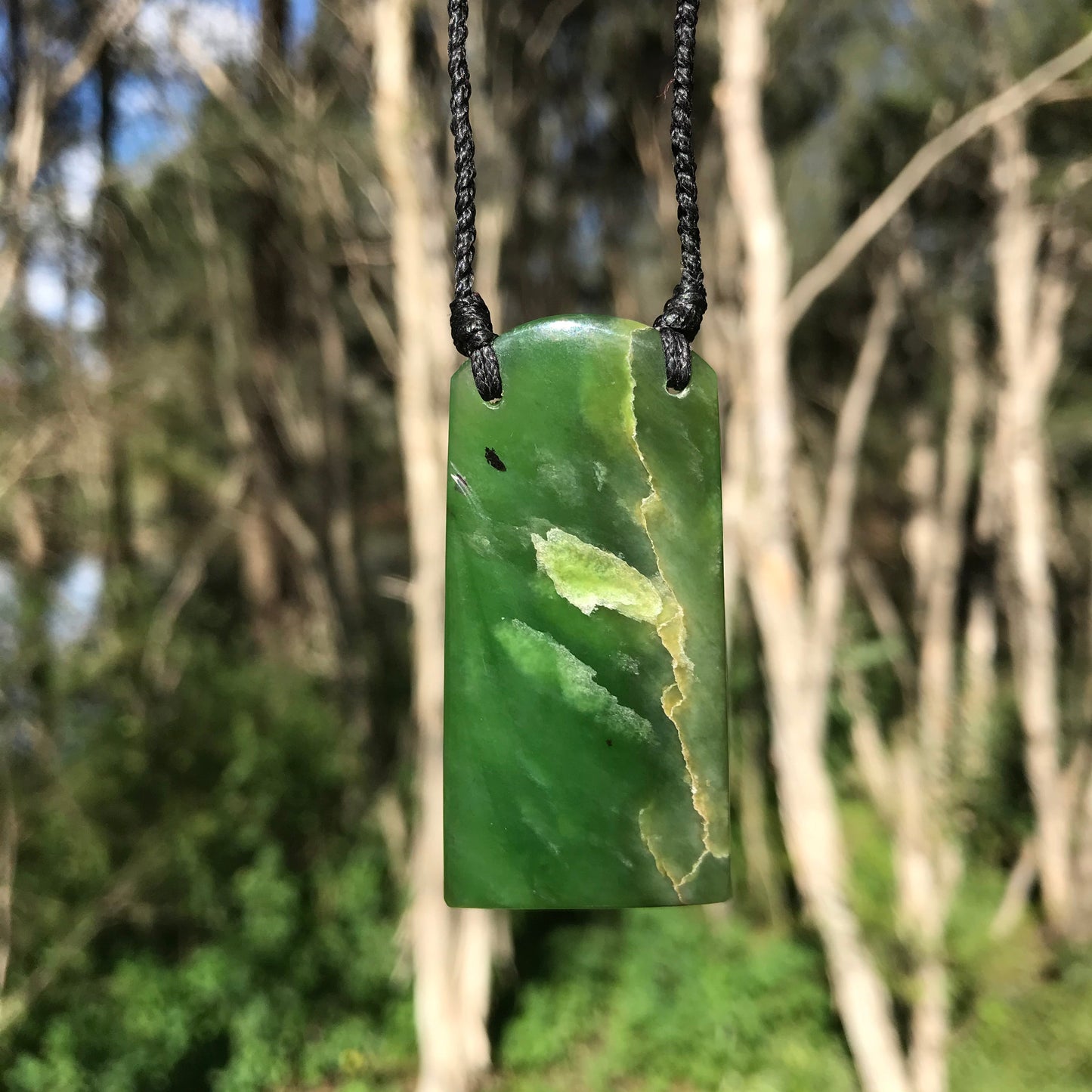 'Ripple' Toki (Russian jade) Pendant