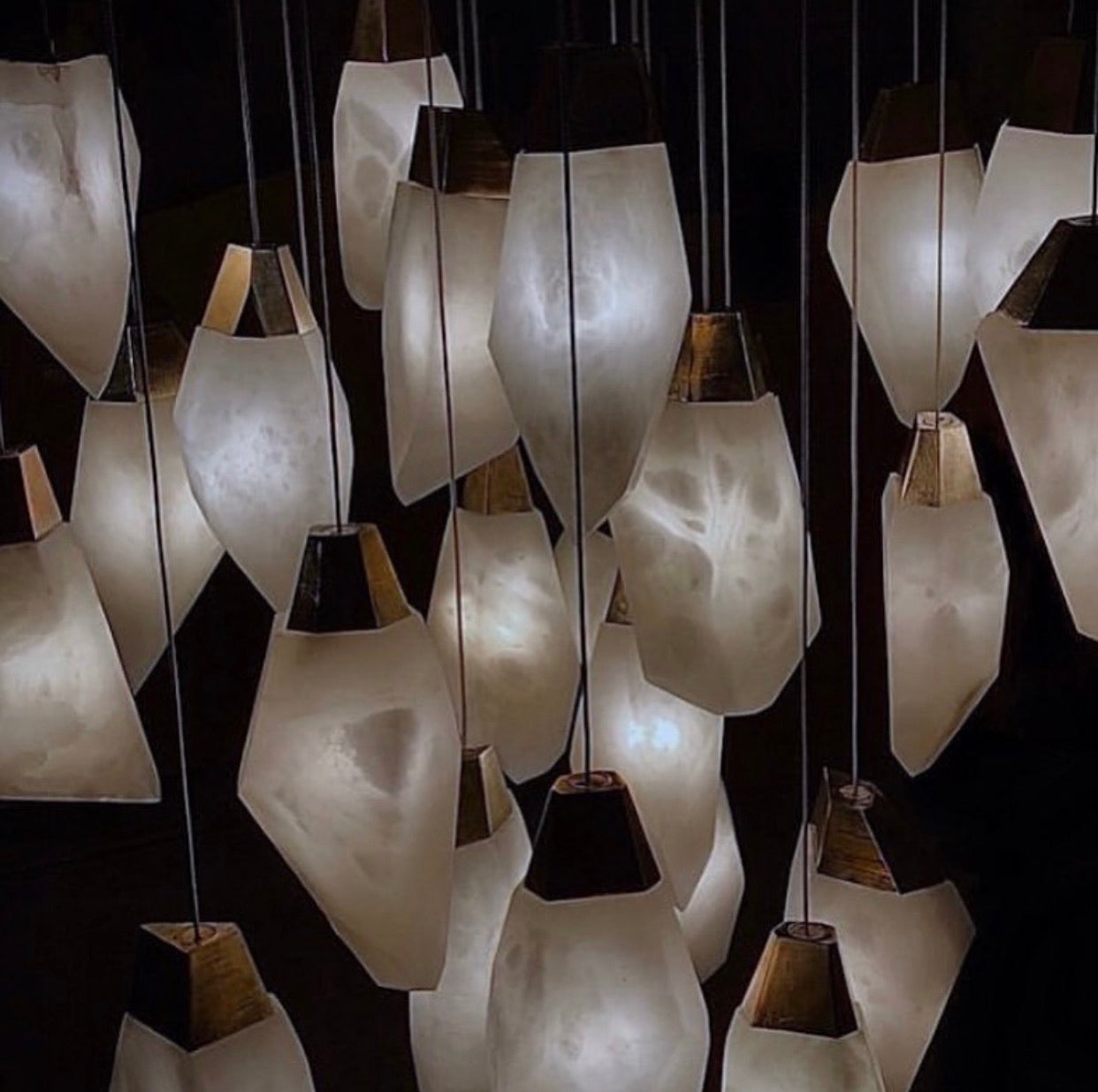 Alabaster Stone Pendant Lights