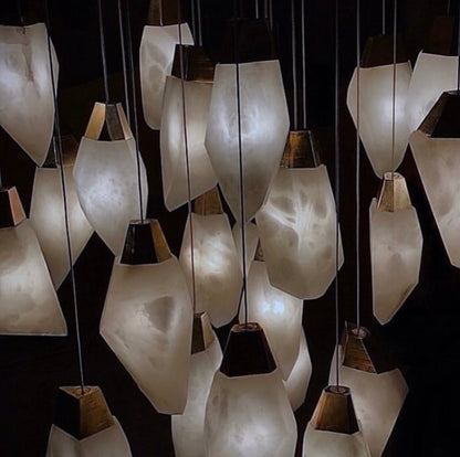 Alabaster Stone Pendant Lights