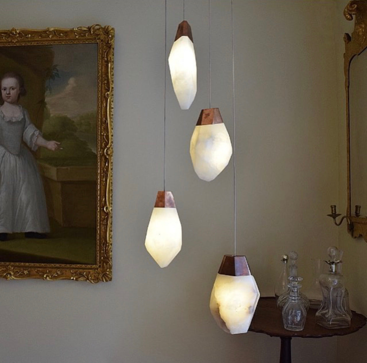 Alabaster Stone Pendant Lights