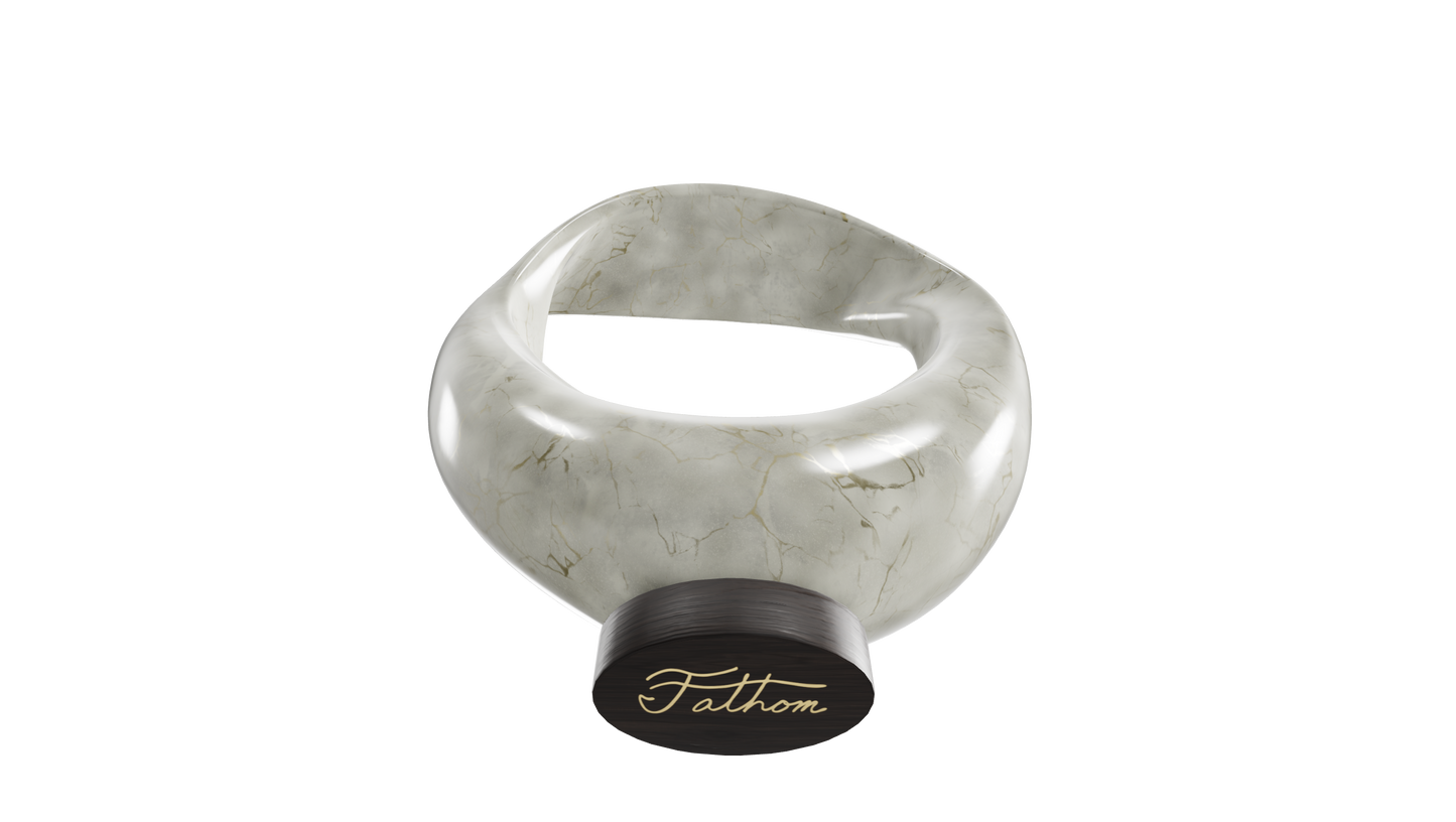 Under Fold ~ White Gold