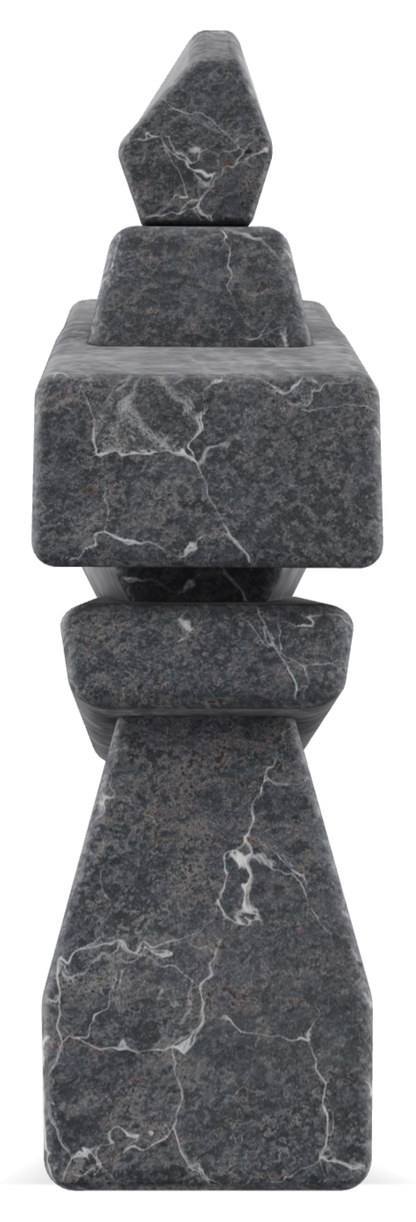 Inukshuk - Vancouver Island Grey Marble