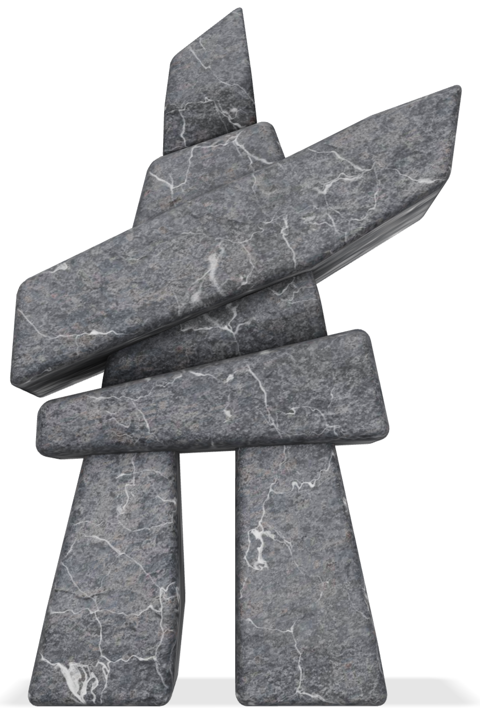 Inukshuk - Vancouver Island Grey Marble