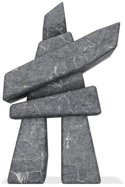 Inukshuk - Vancouver Island Grey Marble