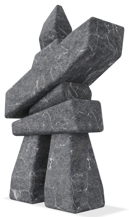 Inukshuk - Vancouver Island Grey Marble