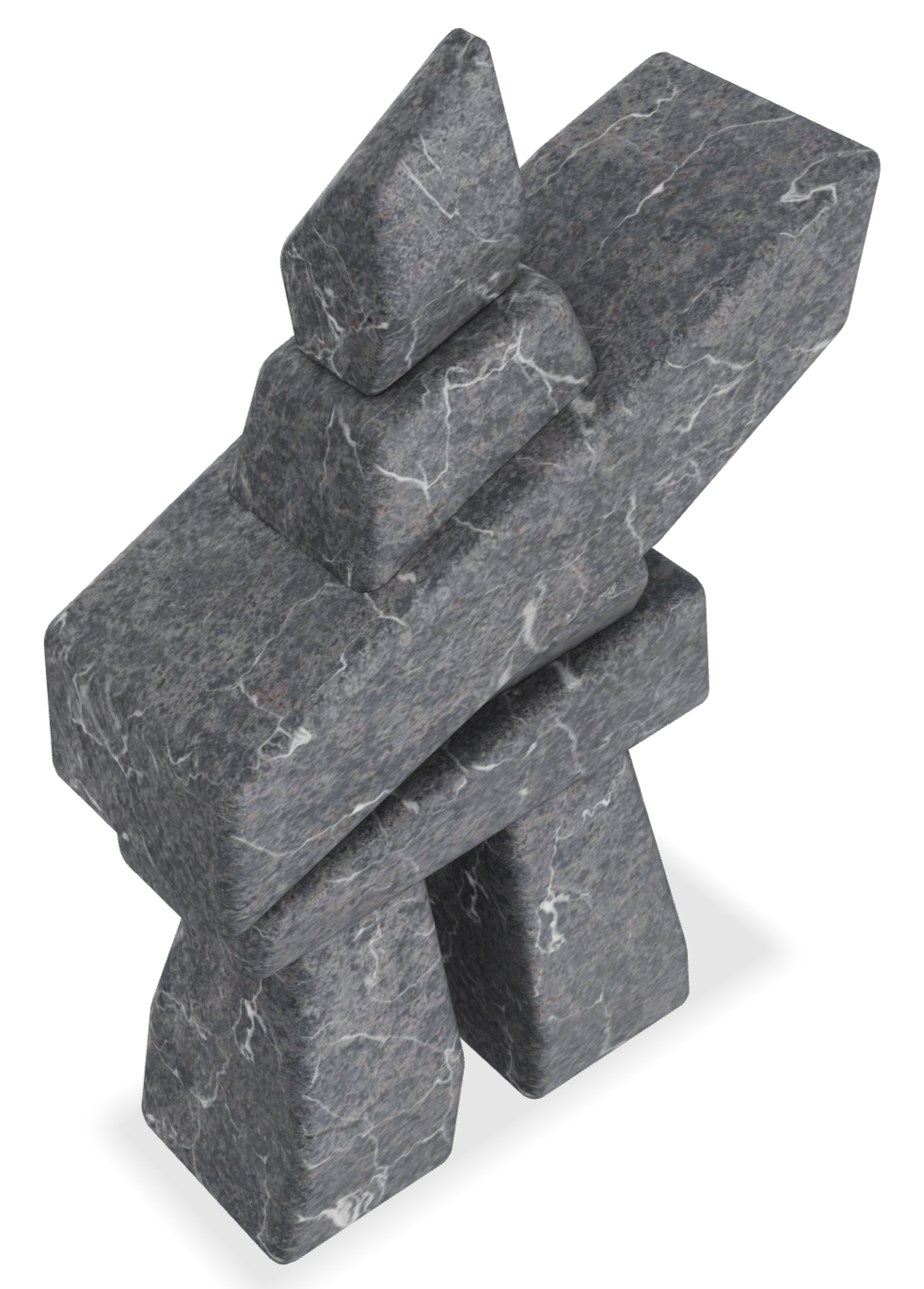 Inukshuk - Vancouver Island Grey Marble