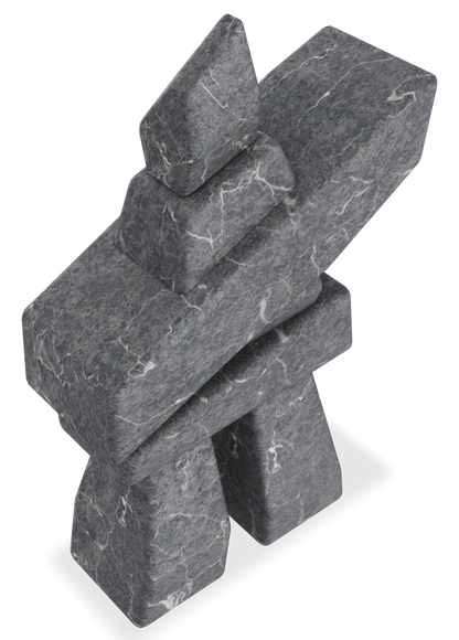 Inukshuk - Vancouver Island Grey Marble